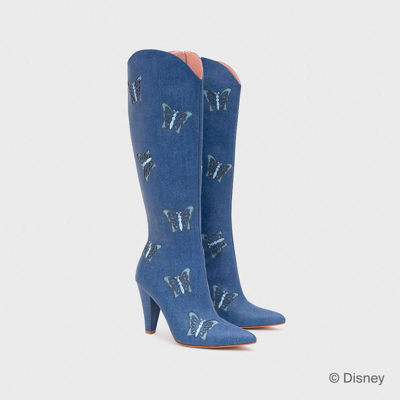 BOTA WILDWOOD HEART BUTTERFLIES CELESTE - Imagen 2